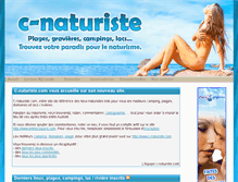 Tablet Screenshot of c-naturiste.com